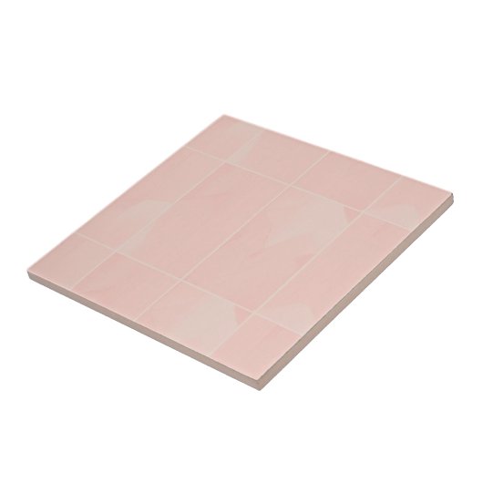 Carreau Carrelage en céramique Soft Blush Pink (Côté)