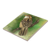Carreau Carrelage en céramique Sparrow mignonne Oiseau (Côté)
