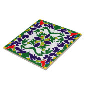 Carreau Carrelage en céramique stylisé espagnol (Côté)