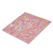 Carreau Carrelage en céramique Swirl Rose du désert (Côté)
