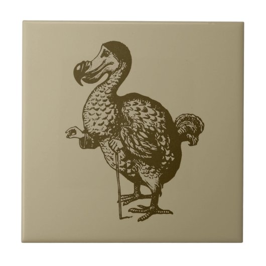 Carreau Carrelage en céramique Tenniel's Dodo Small (4,25 (Devant)