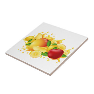 Carreau Carrelage en céramique/Trivet-Fruits Carrelage en