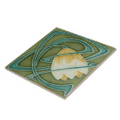 Carreau Carrelage en céramique - Tulipe décorative Art Nou (Côté)
