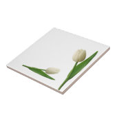 Carreau Carrelage en céramique Tulipes blanches Floral (Côté)