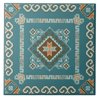 Carreau Carrelage en céramique Turquoise de style sud-oues