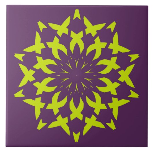 Carreau Carrelage en céramique, un élégant marron & design (Devant)