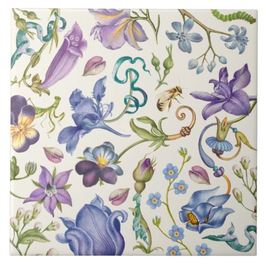 Carreau Carrelage en céramique vintage (Devant)