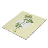 Carreau Carrelage en céramique vintage Dill Herb (Côté)
