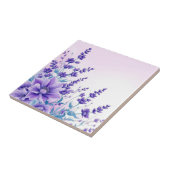 Carreau Carrelage en céramique violet (Côté)