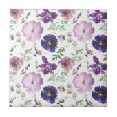 Carreau Carrelage en céramique violet (Devant)