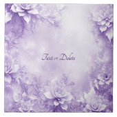 Carreau Carrelage en céramique violet blanc (Devant)