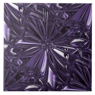 Carreau Carrelage en céramique violet sans joint