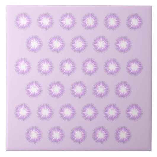 Carreau Carrelage en céramique violette (Devant)