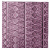 Carreau Carrelage en céramique violette (Devant)