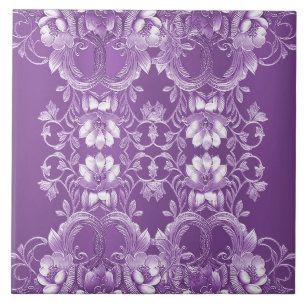 Carreau Carrelage en céramique violette