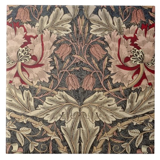 Carreau Carrelage en céramique - William Morris Floral Art (Devant)