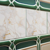 Carreau Carrelage en marbre gris et or Faux