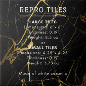 Carreau Carrelage en marbre moderne simple en or noir