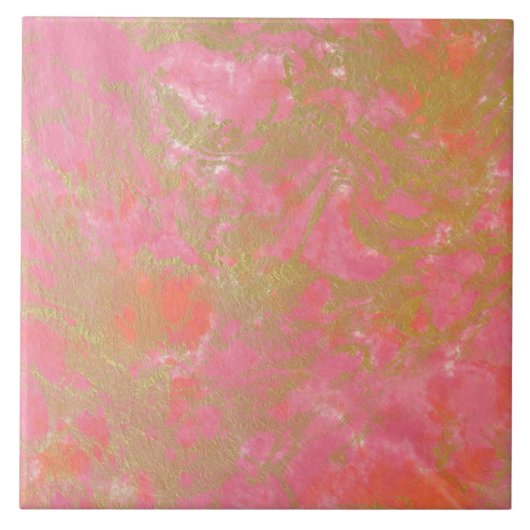 Carreau Carrelage en marbre moderne simple rose or Faux (Devant)