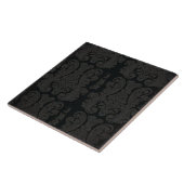 Carreau Carrelage en or noir Damask Classy (Côté)