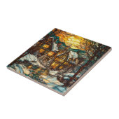 Carreau Carrelage en verre verni (Côté)