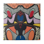 Carreau Carrelage espagnol Alien Abstrait (Devant)