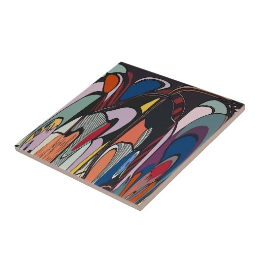 Carreau Carrelage espagnol de style Abstrait (Côté)