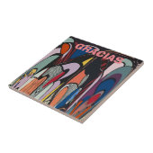 Carreau Carrelage espagnol de style Abstrait (Côté)