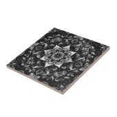 Carreau Carrelage floral monochrome complexe (Côté)
