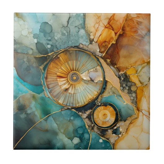 Carreau Carrelage Fossile Gem Ammonite (Devant)