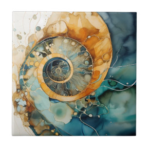 Carreau Carrelage Fossile Gem Ammonite