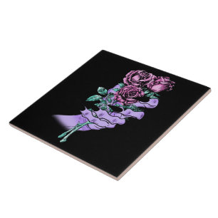 Carreau Carrelage gothique Bouquet