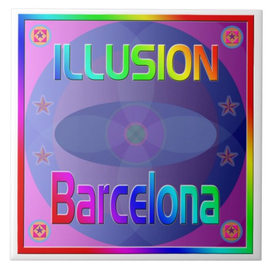 Carreau Carrelage "ILLUSION Barcelona" ! (Devant)
