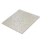 Carreau Carrelage ivoire classique en céramique (Côté)