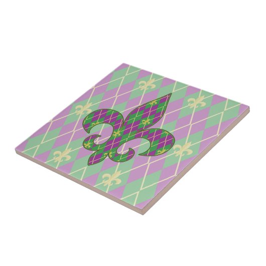 Carreau Carrelage Jacquard Carnaval (Côté)