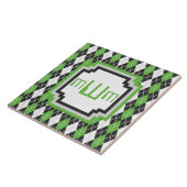 Carreau Carrelage Jacquard rétro (Côté)