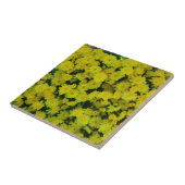 Carreau Carrelage marguerite jaune (Côté)