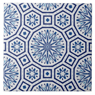 Carreau Carrelage marocain, carrelage bleu, Impression tou