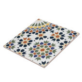 Carreau Carrelage marocain fleuri géométrique Accent décor (Côté)