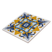 Carreau Carrelage méditerranéen, Carrelage sicilien  (Côté)