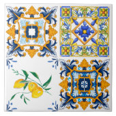 Carreau Carrelage méditerranéen, Carrelage sicilien, majol (Devant)
