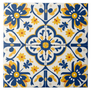 Carreau Carrelage Méditerranéen en Céramique de Style Espa