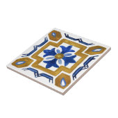 Carreau Carrelage méditerranéen, majolica, style sicilien  (Côté)