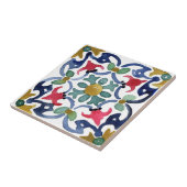 Carreau Carrelage méditerranéen, majolica, style sicilien  (Côté)