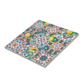 Carreau Carrelage méditerranéen, mosaïque, citron, art d'é (Côté)