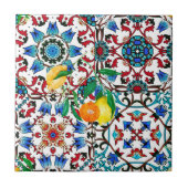 Carreau Carrelage méditerranéen, mosaïque, citron, art d'é (Devant)