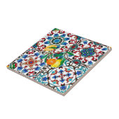 Carreau Carrelage méditerranéen, mosaïque, citron, art d'é (Côté)