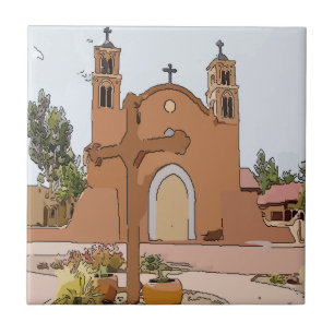 Carreau Carrelage mexicain, Vielle mission espagnole