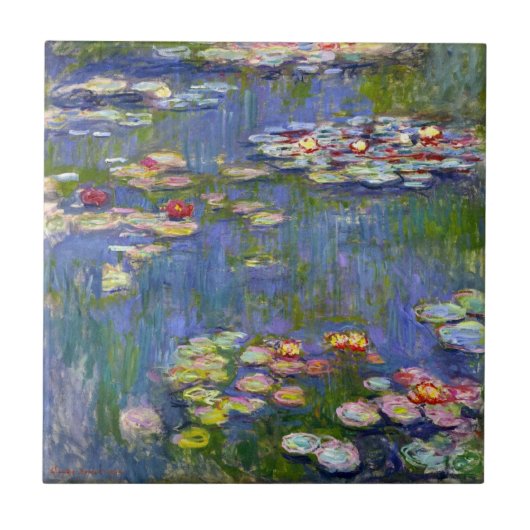 Carreau Carrelage Monet Water Lilies 1916 (Devant)