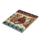 Carreau Carrelage Motif de style sud-ouest (Côté)